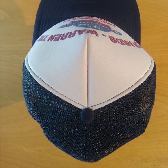 Deadstock Vintage Edwards-Warren Tire Snap Back Trucker Hat - Picture 7 of 9